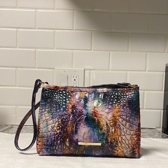 Brahmin Handbags - Brahmin Multicolor Crocodile Print Shoulder Bag